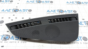 The front panel center trim for the Audi A4 B9 17-20 speakers is gray, with a mesh, the mount is broken.