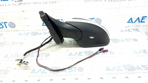 Left side mirror assembly for Mercedes GLC 16-22 10+8+2+2, turn signal, auto-dimming, heated, backlight, BSM, white, scratches