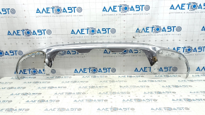 Mercedes GLC 300 20-22 chrome rear bumper upper lip trim, broken fastener