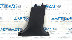 Mercedes GLC 16-22 lower right center pillar trim, black, scratches, whitened plastic