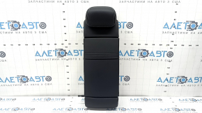 Rear seat backrest, 2nd row, center, Mercedes GLC 16-22, black leather, gray stitching, perforation, with headrest, scratches