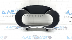 Mercedes GLC 20-22 instrument cluster trim panel for large display, black with chrome