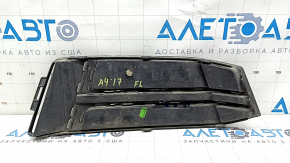Front bumper grille left Audi A4 B9 17-18 s-line, without radar, dark chrome, sand
