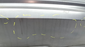 Audi A4 B9 17-18 S-line rear bumper lip, matte, scratches