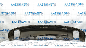 Audi A4 B9 17-18 S-line rear bumper lip, matte, scratches