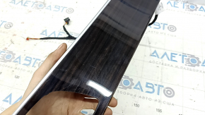 Door trim panel (card) for the front left Mercedes GLC 16-22, linden wood, with backlight, with speaker grille, scratches