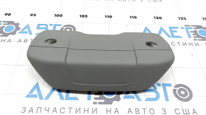Audi A4 B9 17-25 driver's seat upper backrest trim, gray