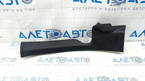 Mercedes GLC 16-22 rear left door sill trim, black, scratches, torn fasteners