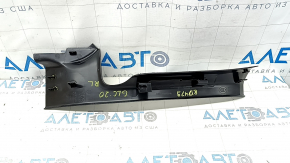 Mercedes GLC 16-22 rear left door sill trim, black, scratches, torn fasteners