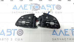 Mercedes GLC 20-22 steering wheel controls in glossy black with chrome