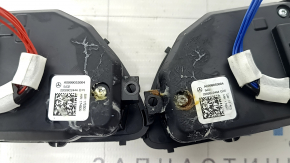 Mercedes GLC 20-22 steering wheel controls in glossy black with chrome