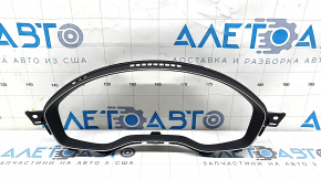 Black instrument panel trim for the Audi A4 B9 17-25