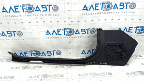 Mercedes GLC 16-22 front right door sill trim, black, with cover, scratches