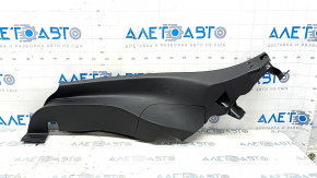 Lower left rear pillar trim for Mercedes GLC 16-22, black, with plug, scratches, broken mount
