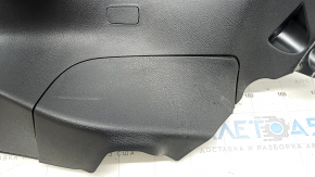 Lower left rear pillar trim for Mercedes GLC 16-22, black, with plug, scratches, broken mount