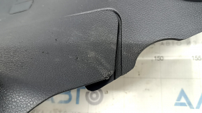 Lower left rear pillar trim for Mercedes GLC 16-22, black, with plug, scratches, broken mount