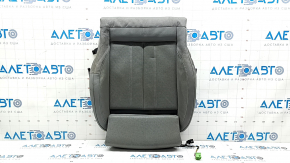 Driver's seat lower trim for Audi A4 B9 17-19, gray leather with perforation, with knee support, scratches