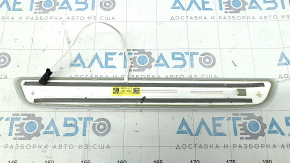 Mercedes GLC 20-22 front right outer door sill trim, chrome with backlight, scratches, dents