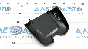 Black interior mirror cover for the Audi A4 B9 17-25