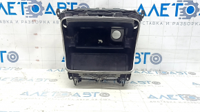 Mercedes GLC 20-22 center console pocket, glossy wood, backlit, with chrome trim, scratches