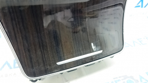 Mercedes GLC 20-22 center console pocket, glossy wood, backlit, with chrome trim, scratches