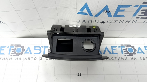 Mercedes GLC 16-22 rear center console pocket for cigarette lighter and USB hub, black