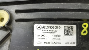 Mercedes GLC 20-22 LED front left headlight assembly with seal, sand
