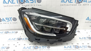 Mercedes GLC 20-22 LED right front headlight assembly with seal, sand