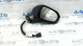Right side mirror assembly for Ford Fusion mk5 17-20, 12 pins, BSM, turn signal, heating, backlight, graphite, bumpers