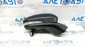 Right side mirror assembly for Ford Fusion mk5 17-20, 12 pins, BSM, turn signal, heating, backlight, graphite, bumpers