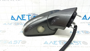 Right side mirror assembly for Ford Fusion mk5 17-20, 12 pins, BSM, turn signal, heating, backlight, graphite, bumpers