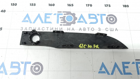 Right front bumper lip trim for Mercedes GLC 300 20-22 for parking sensors, structure