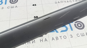 Left threshold molding for Audi A4 B9 17-19 S-Line, 195 cm, silver, scratched
