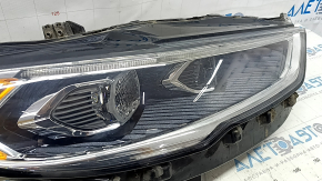 Right front headlight assembly for Ford Fusion mk5 17-20 LED, with DRL, sand