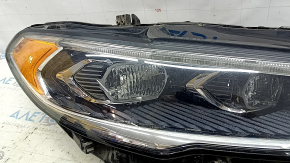 Right front headlight assembly for Ford Fusion mk5 17-20 LED, with DRL, sand