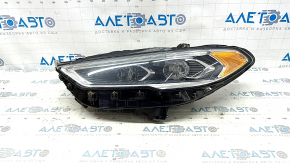 Left front headlight assembly for Ford Fusion mk5 17-20 LED, with DRL, sand