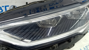 Left front headlight assembly for Ford Fusion mk5 17-20 LED, with DRL, sand