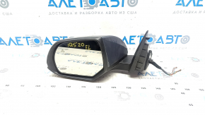 Left side mirror assembly Hyundai Ioniq 5 22-24 turn signal, 10 pins, heated, auto-folding, BSM, green M9U, worn