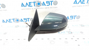 Left side mirror assembly Hyundai Ioniq 5 22-24 turn signal, 10 pins, heated, auto-folding, BSM, green M9U, worn