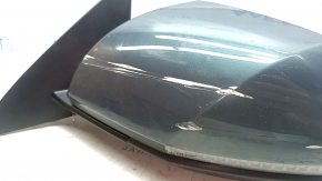 Left side mirror assembly Hyundai Ioniq 5 22-24 turn signal, 10 pins, heated, auto-folding, BSM, green M9U, worn