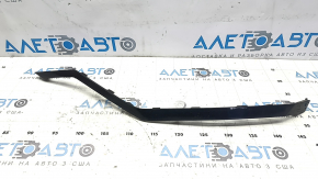 Lower left front bumper molding for Hyundai Ioniq 5 22-24, gloss black, sand