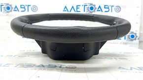 The steering wheel is naked, Ford Fusion mk5 17-20, black leather, heated, peeling.