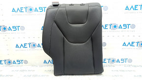 Rear row of seats, upper part, right, Ford Fusion mk5 17-20, black leather, perforated, Titanium, dents