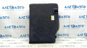 Rear row of seats, upper part, right, Ford Fusion mk5 17-20, black leather, perforated, Titanium, dents