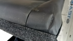 Rear row of seats, upper part, right, Ford Fusion mk5 17-20, black leather, perforated, Titanium, dents