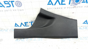 Rear left door sill plate for Ford Fusion mk5 17-20, black, worn