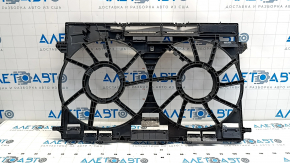 Diffuser radiator shroud bare Audi Q7 16-25 2.0T 3.0T for 2 fans, for a small 800W motor, missing fragment, scratches, broken