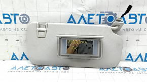 Right visor for Ford Escape MK4 21-22, gray, without hook, with backlight