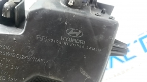 Right front headlight assembly for Hyundai Ioniq 5 22-24 LED, housing cracked, seal peeled off