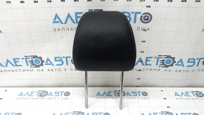 Adjustable front left headrest for Ford Fusion mk5 13-20, black leather, ready to clean